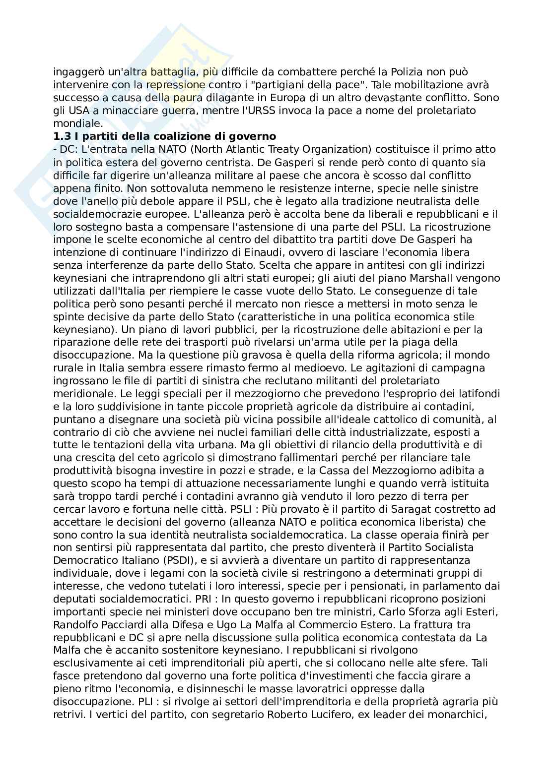 Seconda parte Storia contemporanea Pag. 2