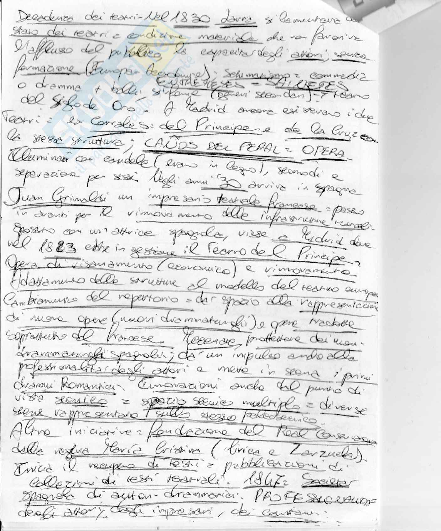 Letteratura spagnola III Dal 700 ad oggi Pag. 36