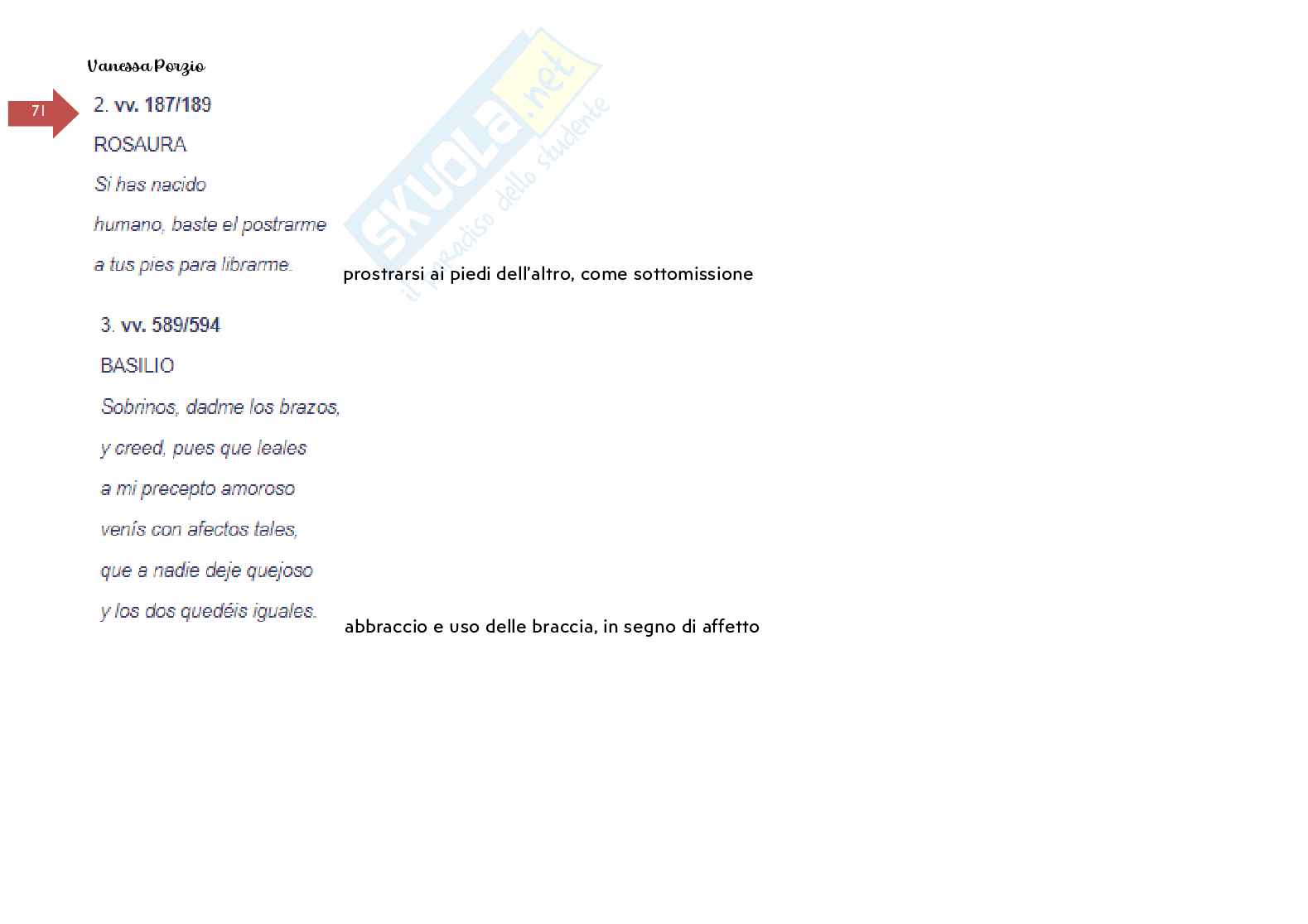 Letteratura spagnola I - opere Pag. 71