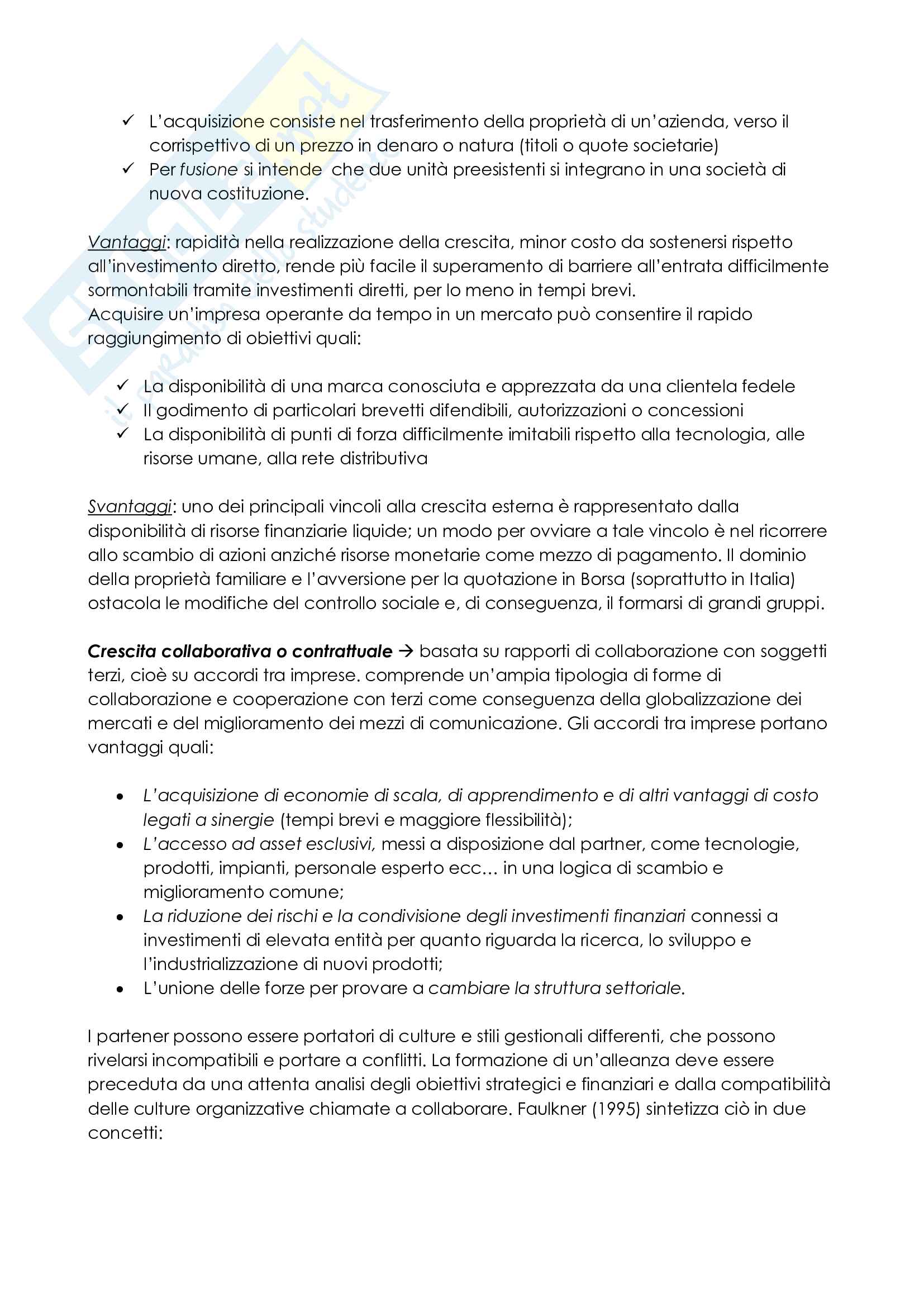 Riassunto esame economia e gestione delle imprese, prof Casadio, libro consigliato Management. Economia e gestione delle imprese, Parrini, secondo parziale Pag. 11