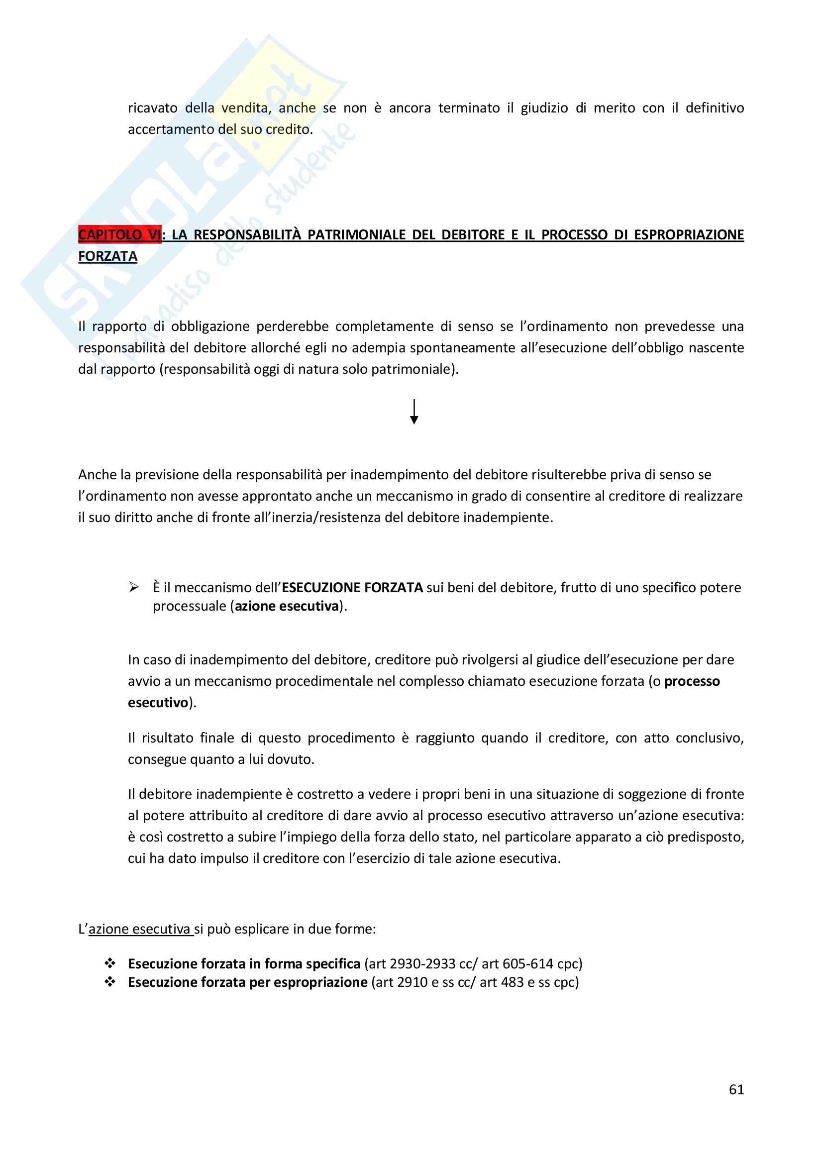 Riassunto esame Diritto Processuale Civile, prof. Consolo, libro consigliato Spiegazioni di diritto processuale civile Pag. 61