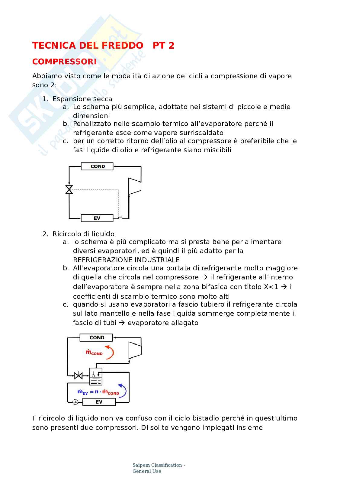 Appunti Tecnica del freddo - Seconda parte Pag. 1