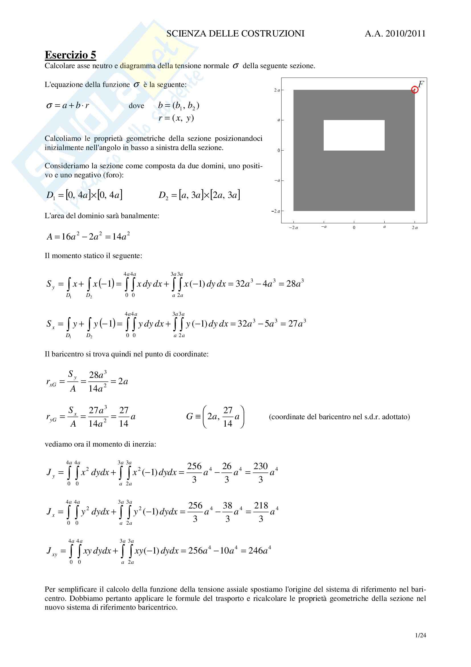Esercizi Svolti Scienza Delle Costruzioni Pdf