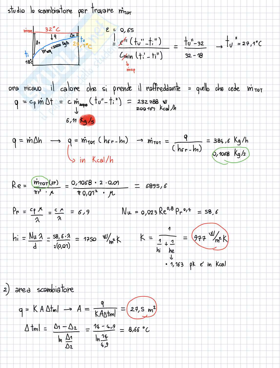 Prove d'esame di Fisica tecnica su tutti i possibili cicli termodinamici Pag. 11
