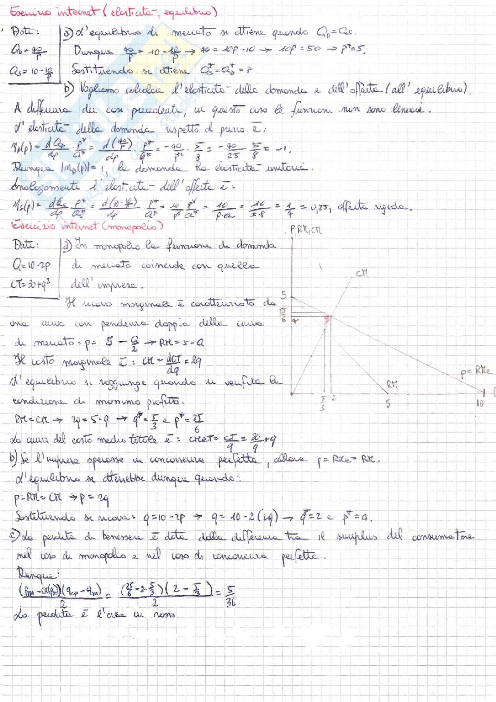 Economia Applicata - esercizi Pag. 16