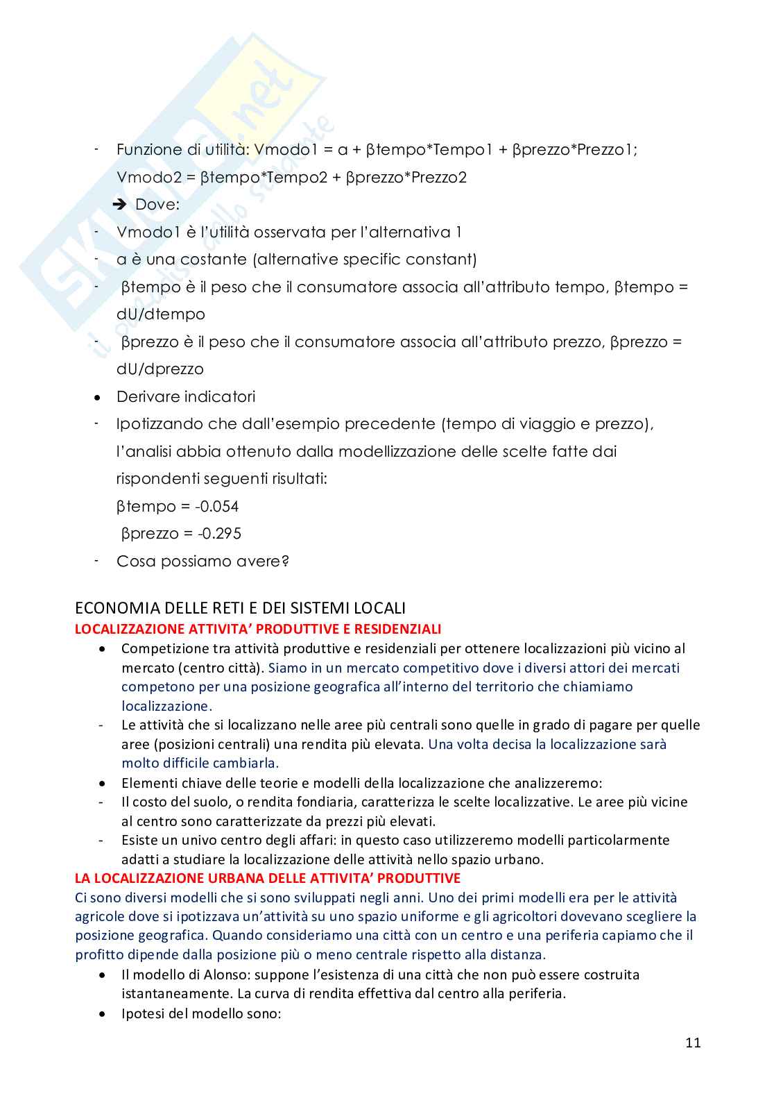 Appunti per esame di Economia delle reti - seconda parte Pag. 11