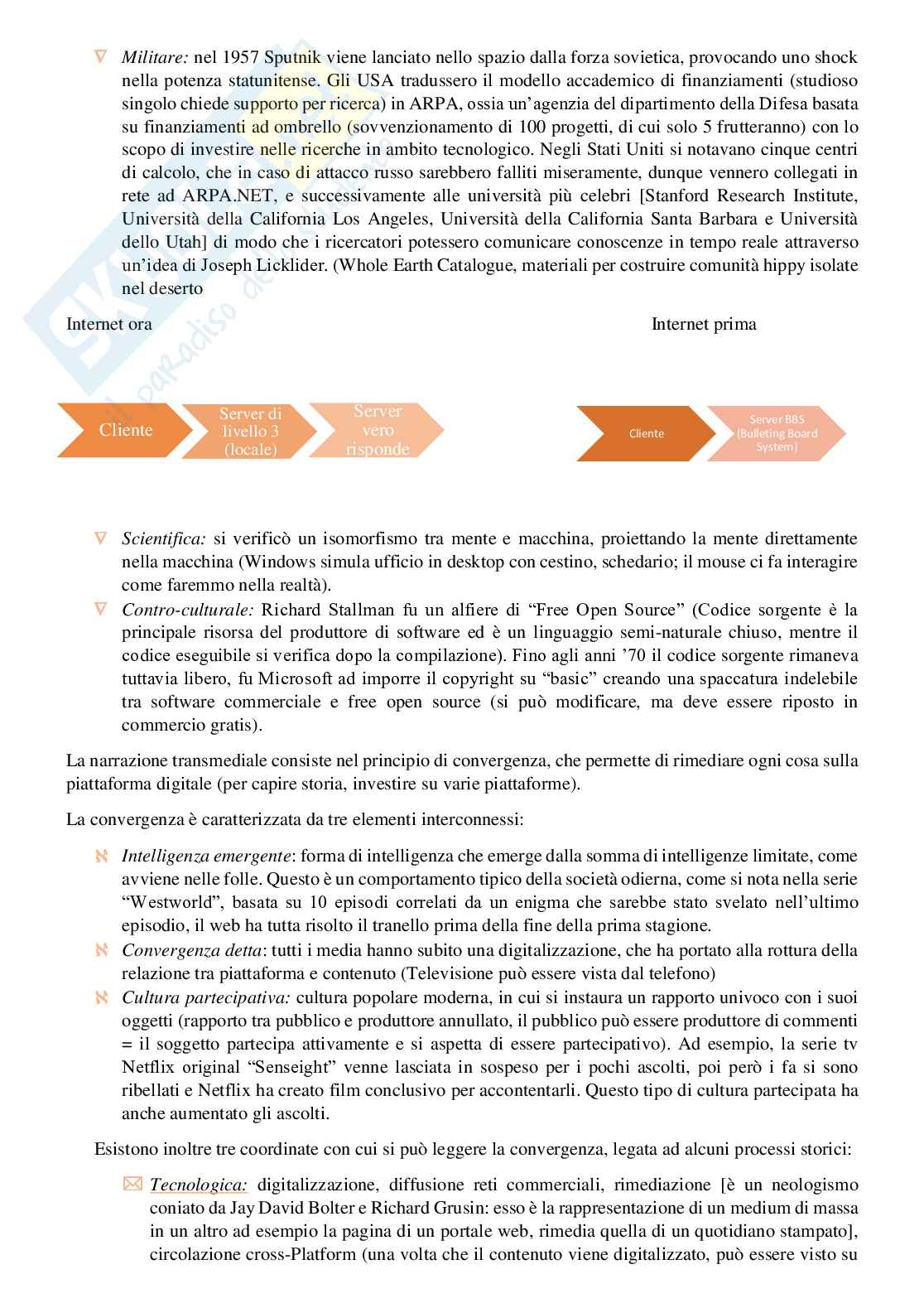Media e Reti Digitali Prof Tarantino Pag. 2