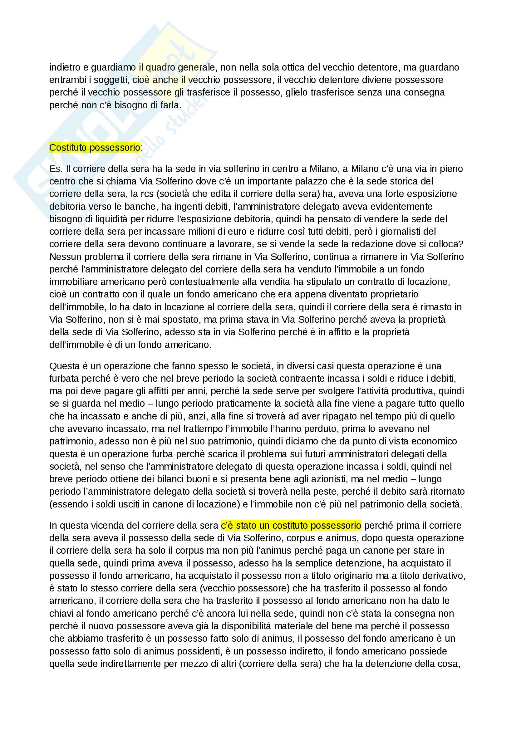 Istituzioni di diritto privato (prof. Avvocato Alessandro Fede) Pag. 66