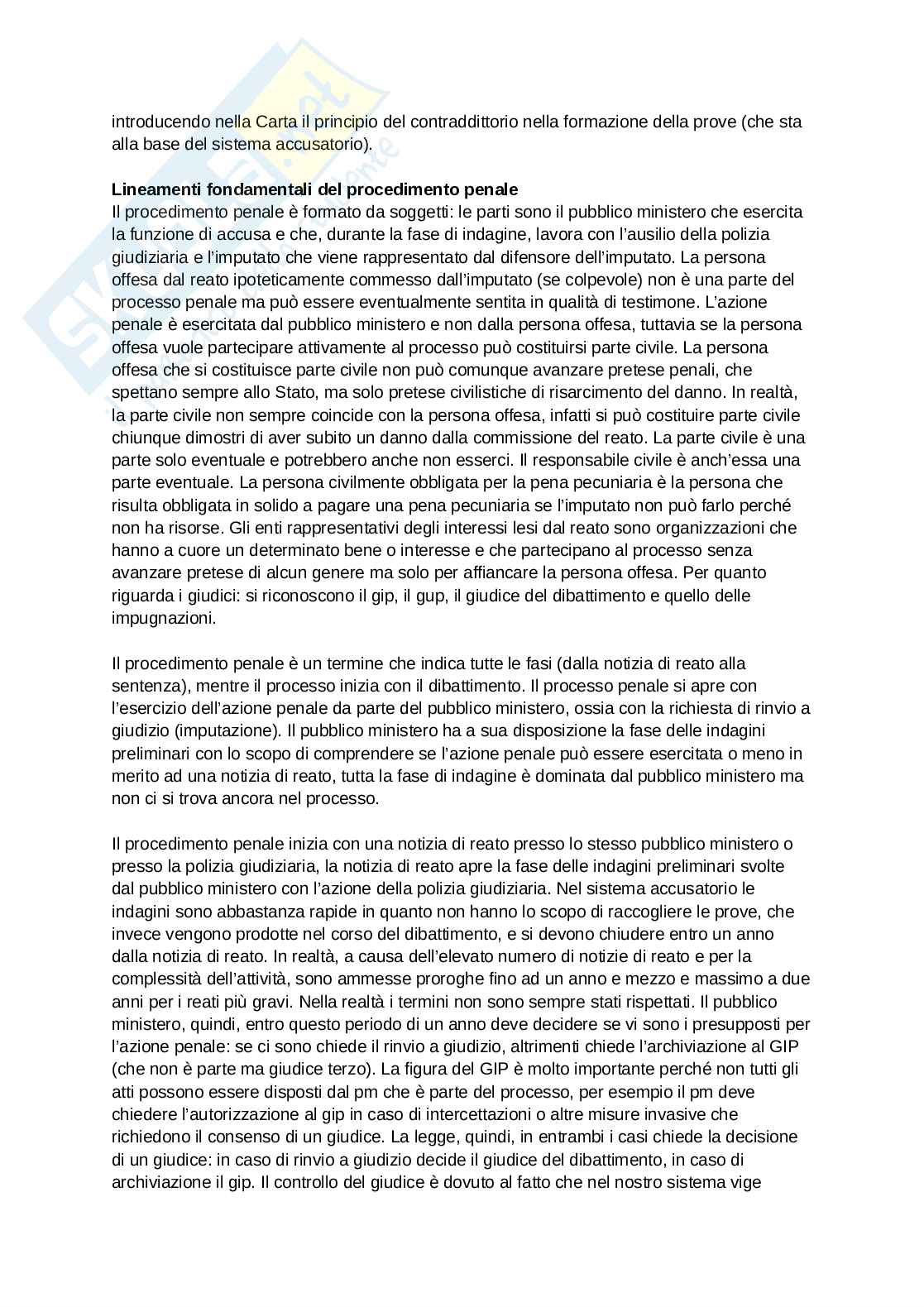 Appunti di Diritto processuale penale  Pag. 6