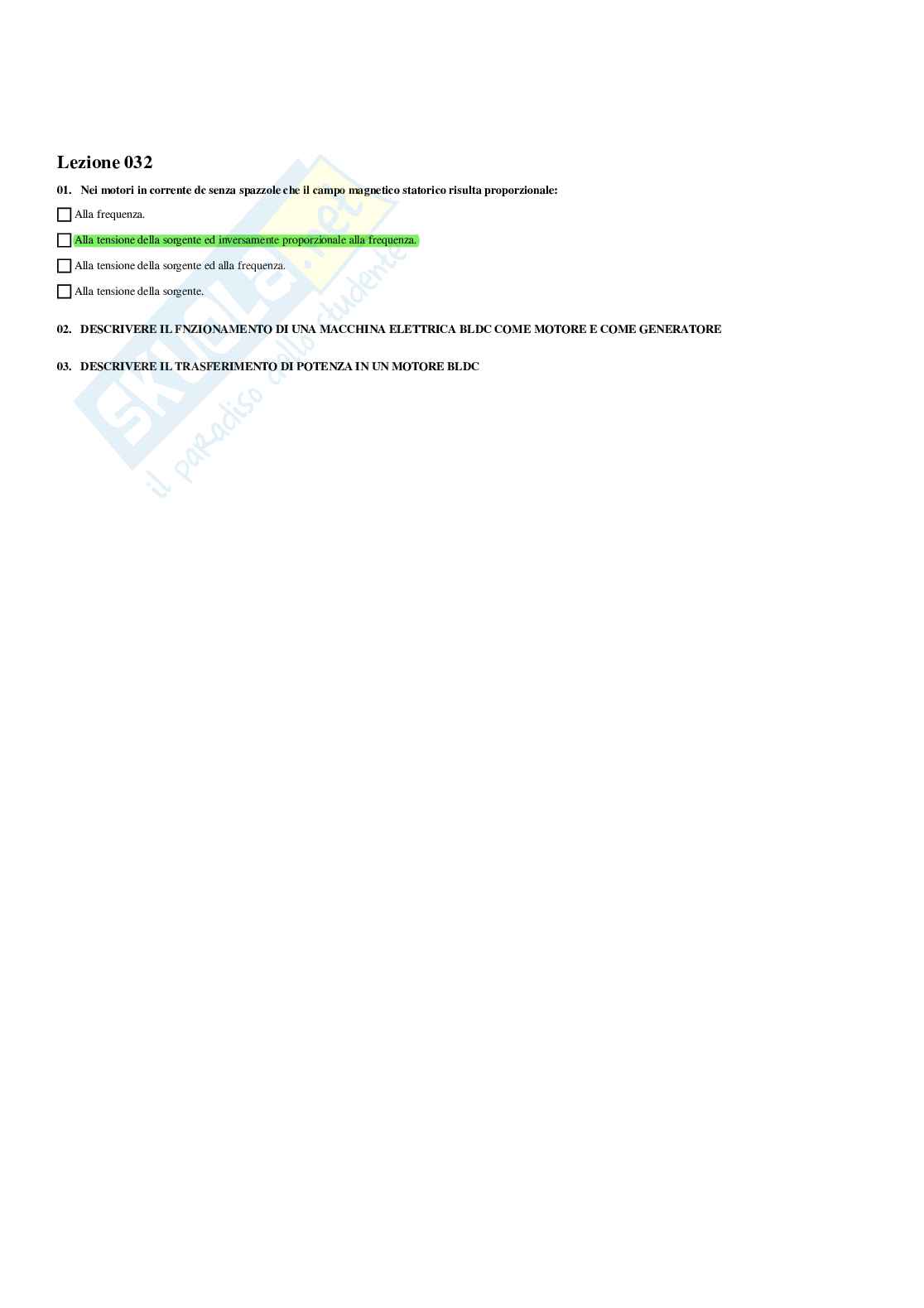 Paniere Completo di Veicoli elettrici e ibridi - Risposte multiple  Pag. 46
