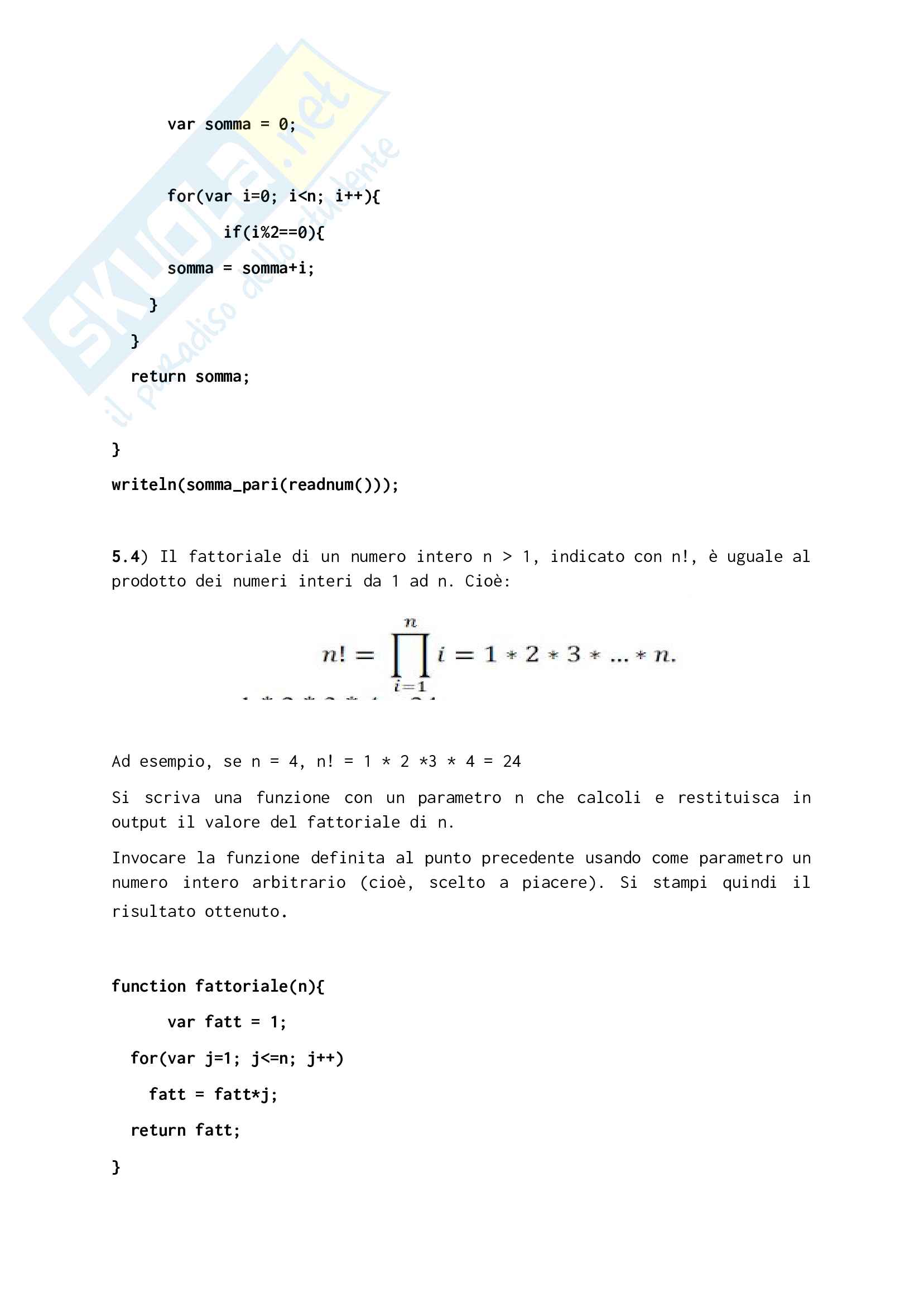 Laboratori svolti per esame di Fondamenti teorici e Programmazione Pag. 31