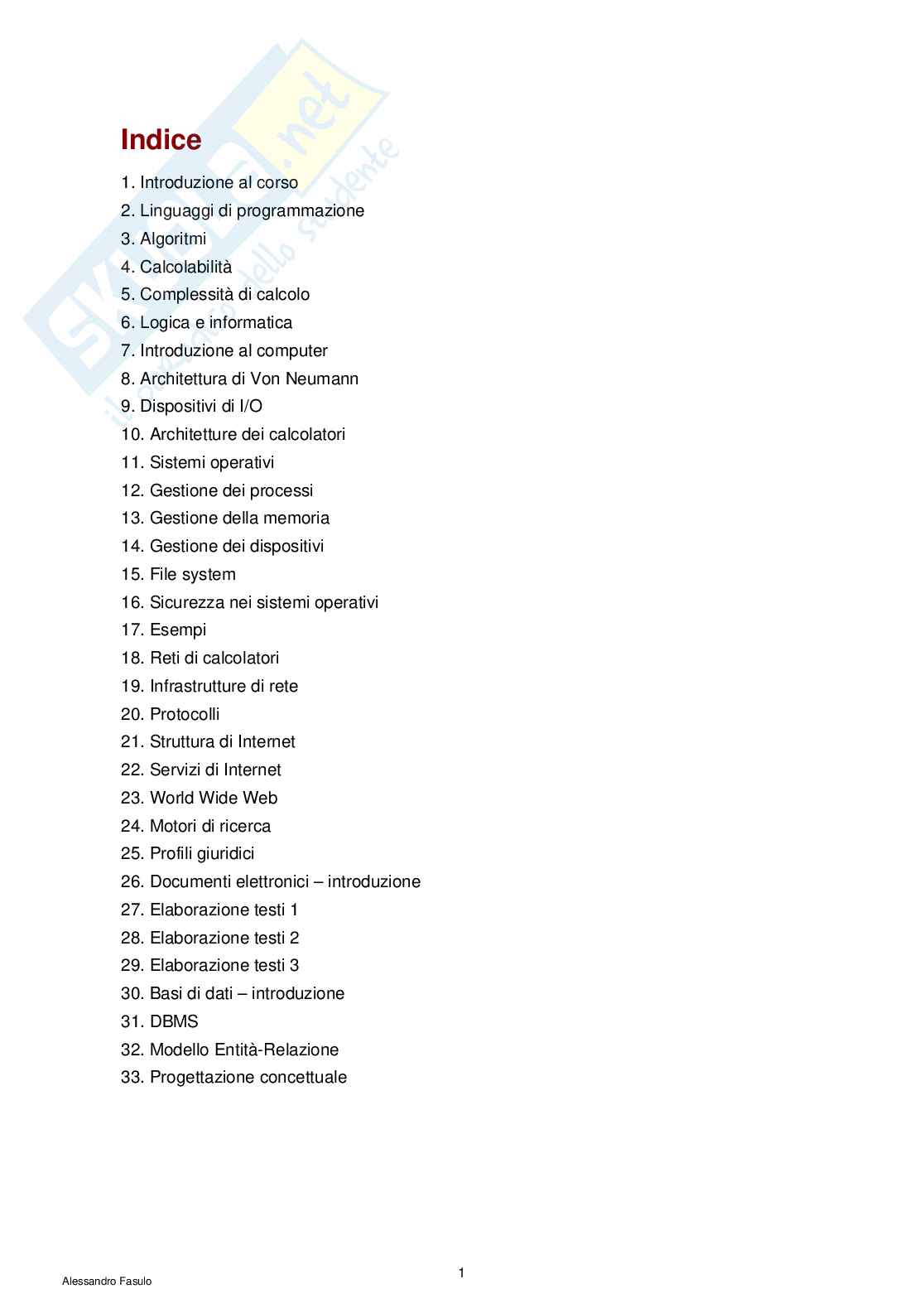 Appunti di Fondamenti di informatica Pag. 2