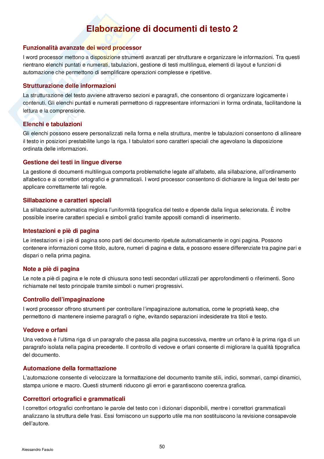 Appunti di Fondamenti di informatica Pag. 51
