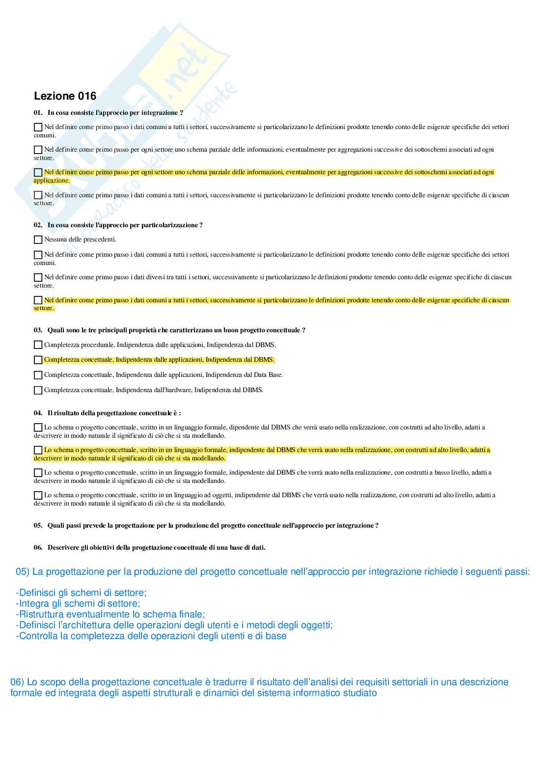 Paniere Basi di Dati - nuovo e completo Pag. 16