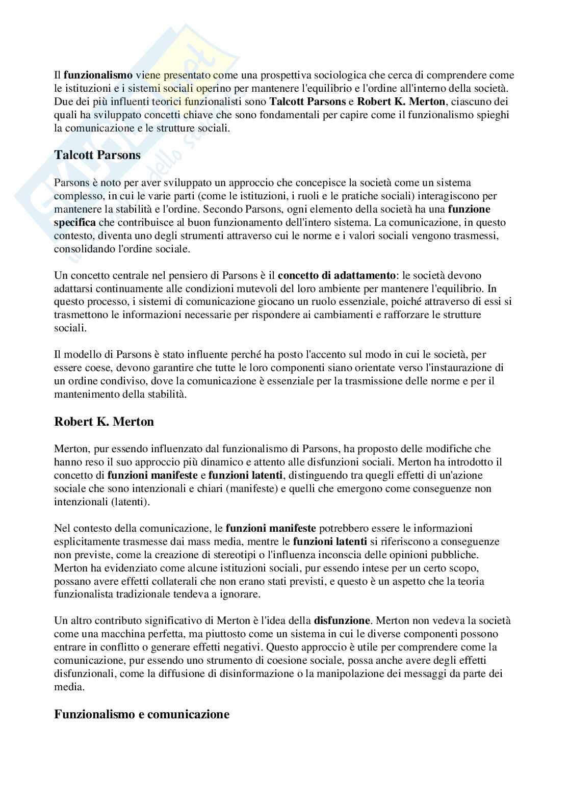 Domande e risposte esame di Sociologia della comunicazione Pag. 36