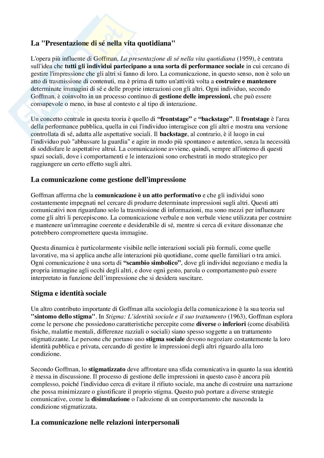 Domande e risposte esame di Sociologia della comunicazione Pag. 41