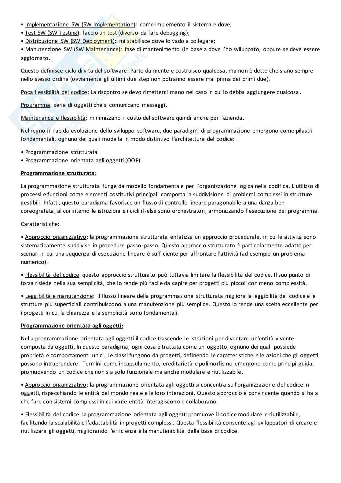 Appunti esame Ingegneria del software Pag. 2