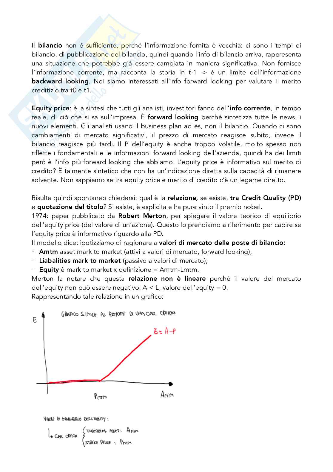 Appunti Misurazione del rischio + domande esame  Pag. 21