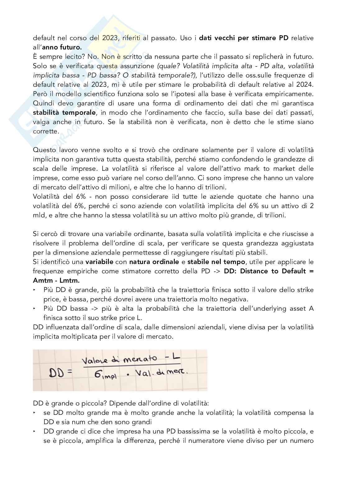 Appunti Misurazione del rischio + domande esame  Pag. 26
