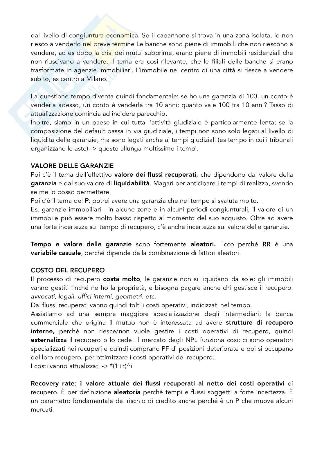 Appunti Misurazione del rischio + domande esame  Pag. 36