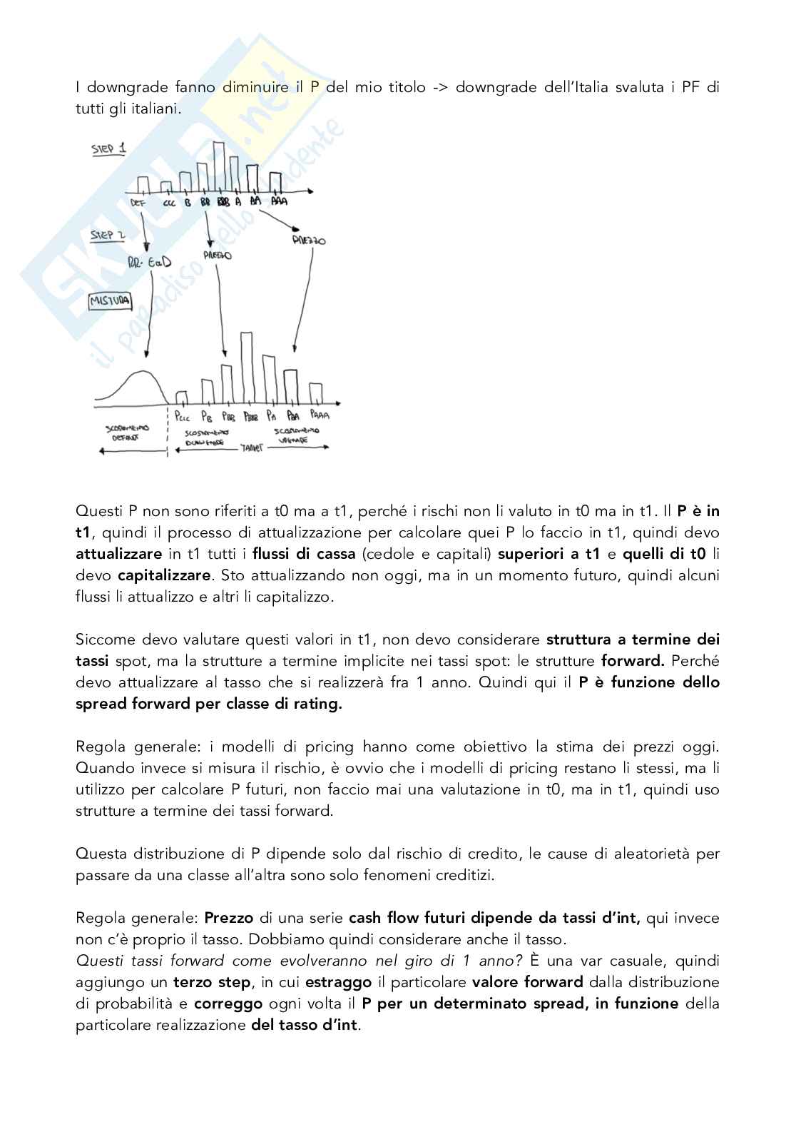 Appunti Misurazione del rischio + domande esame  Pag. 51