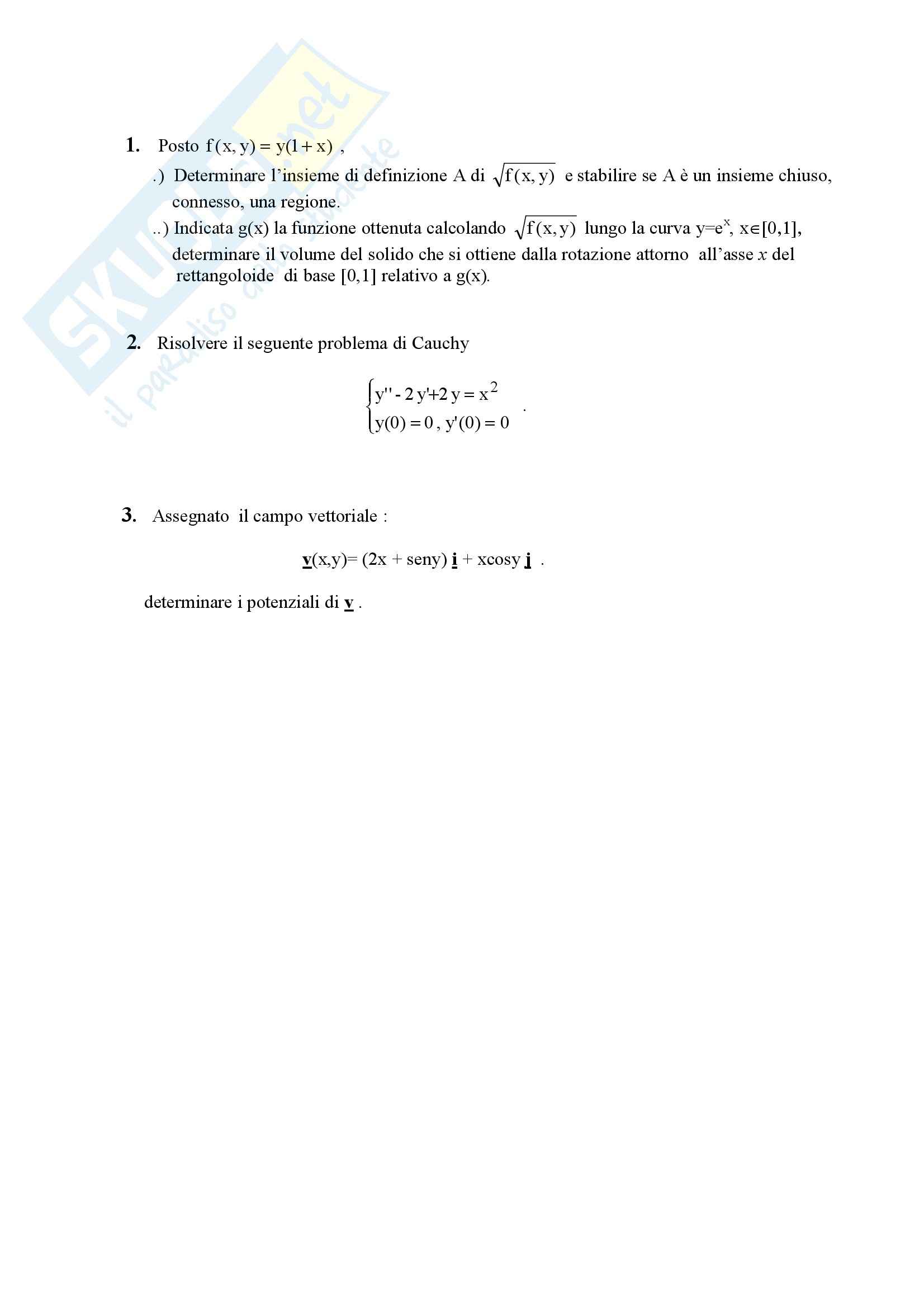 Analisi 2 – Equazioni Pag. 81