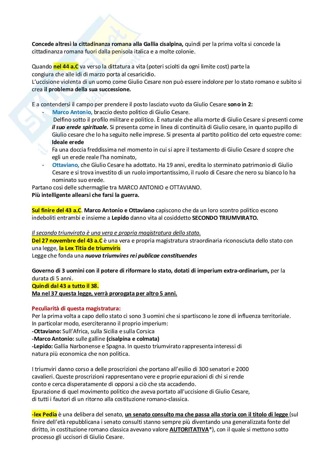 Riassunto esame Storia del diritto romano, Prof. Procchi Federico, libro consigliato Corso di diritto pubblico romano, Aldo Petrucci Pag. 91