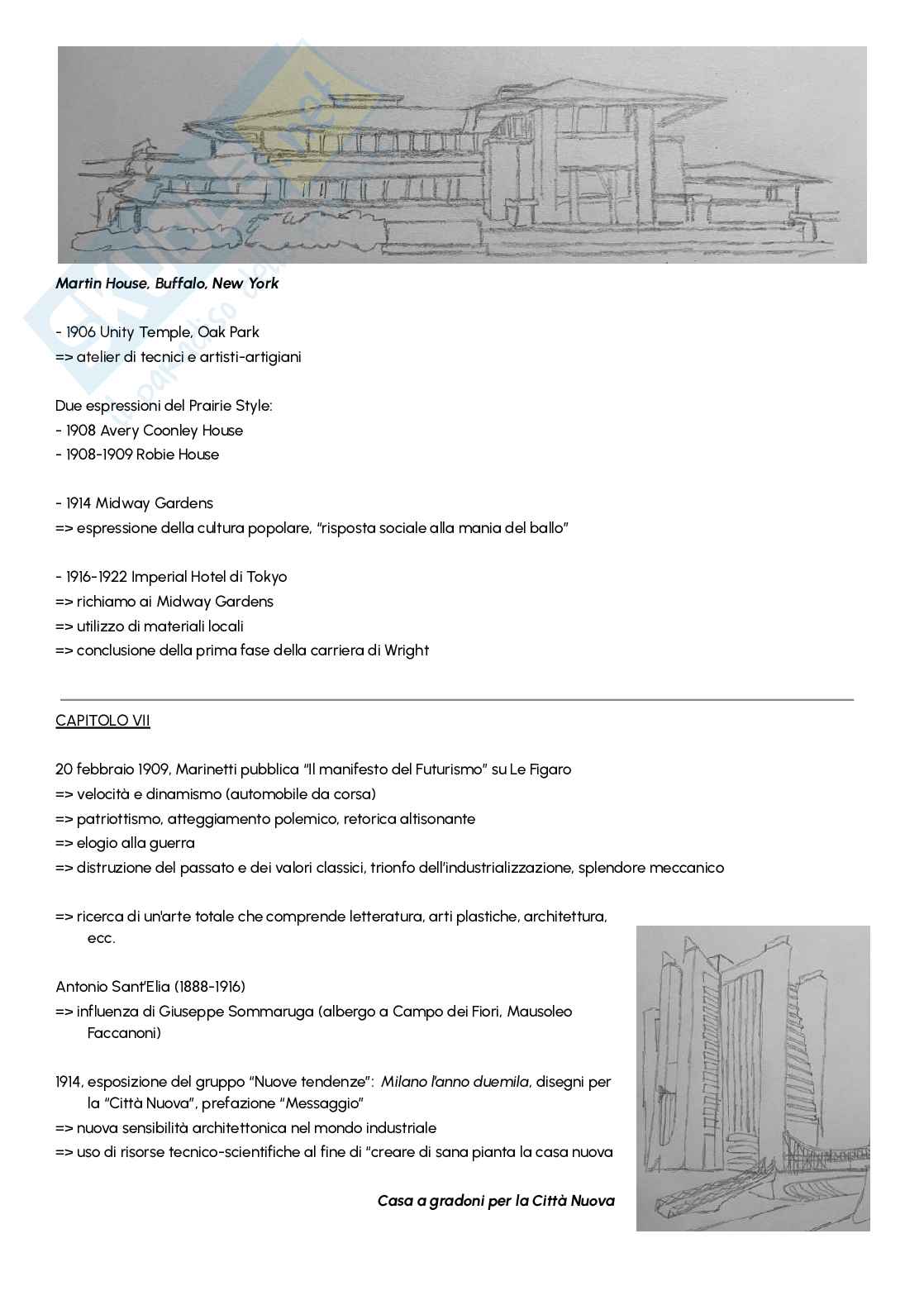 Riassunto esame Storia dell'architettura contemporanea, Prof. Comba Michela, libro consigliato Storia dell'architettura contemporanea, Frampton  Pag. 2