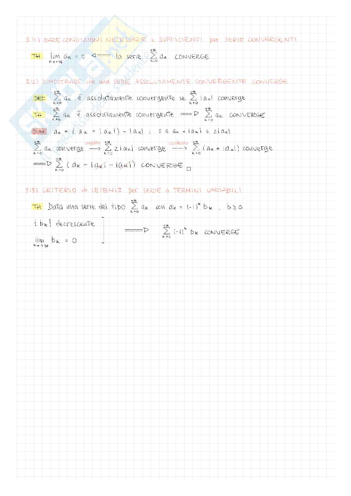 Appunti digitali scritti a mano di Analisi 1 Pag. 6