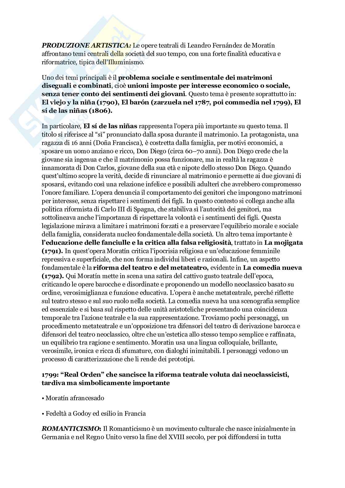 Letteratura spagnola  Pag. 11