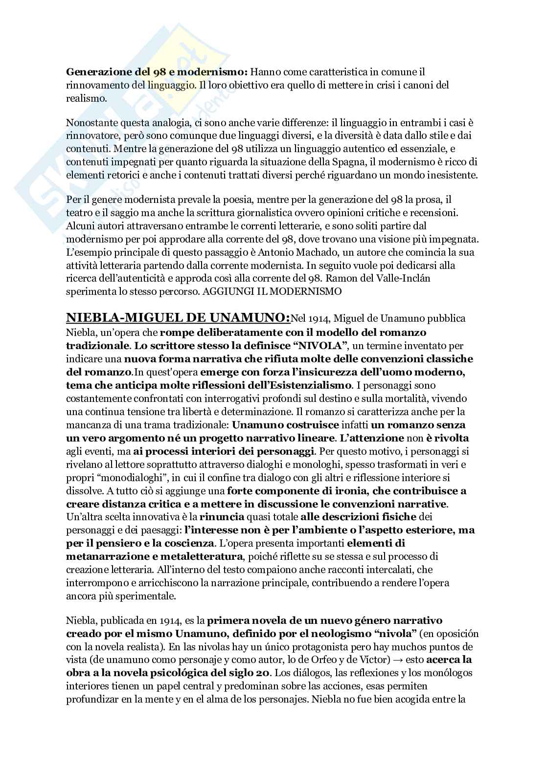 Letteratura spagnola  Pag. 36