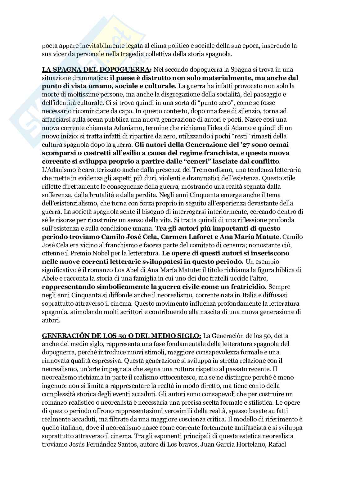 Letteratura spagnola  Pag. 56