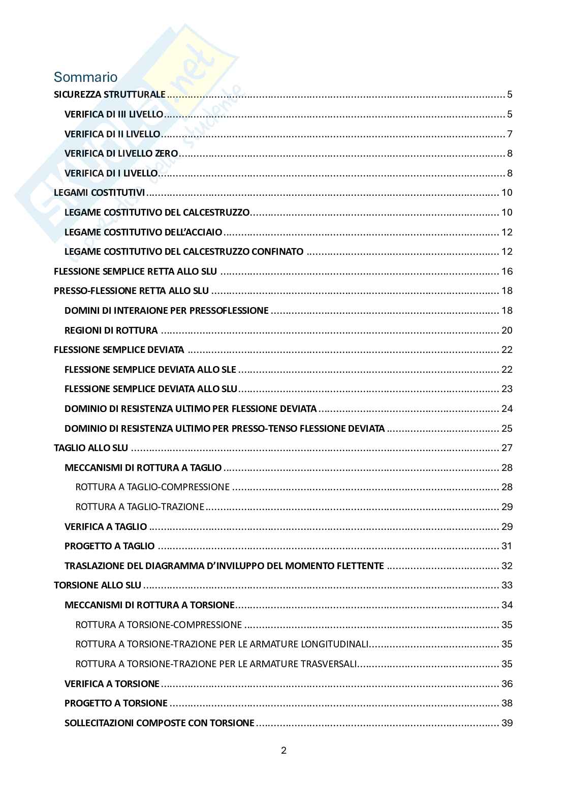 Tecnica delle costruzioni in ca e cap Pag. 2