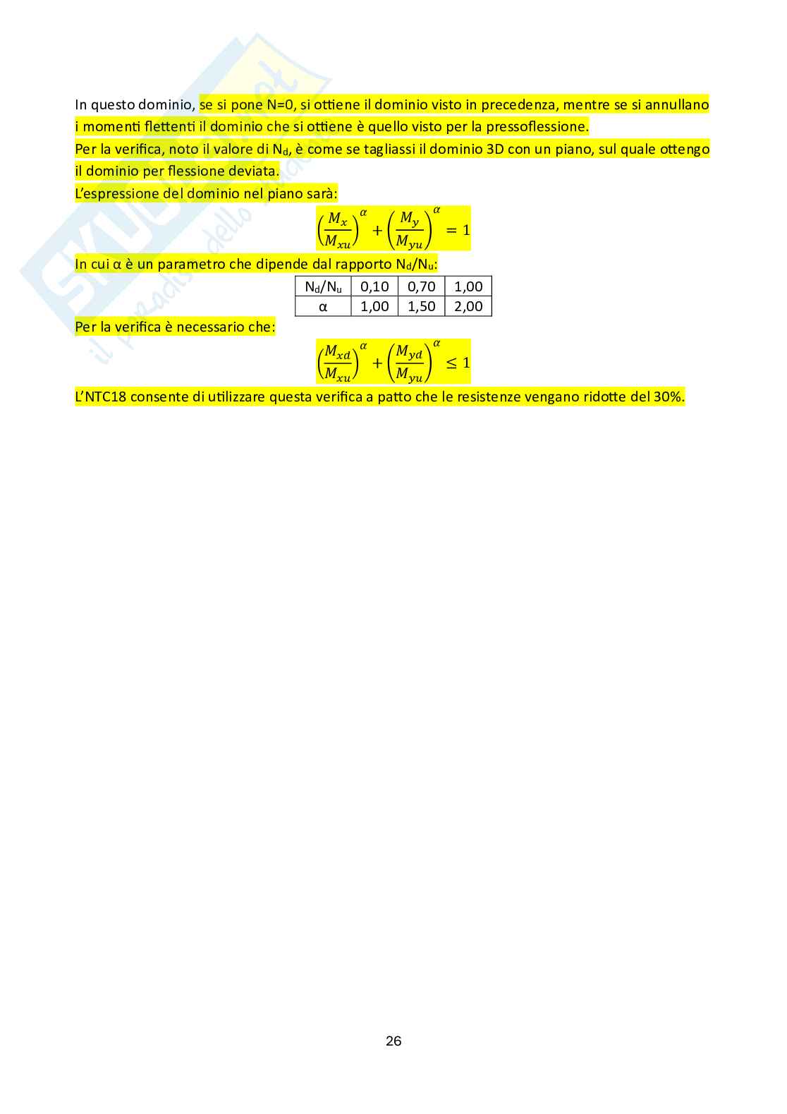Tecnica delle costruzioni in ca e cap Pag. 26