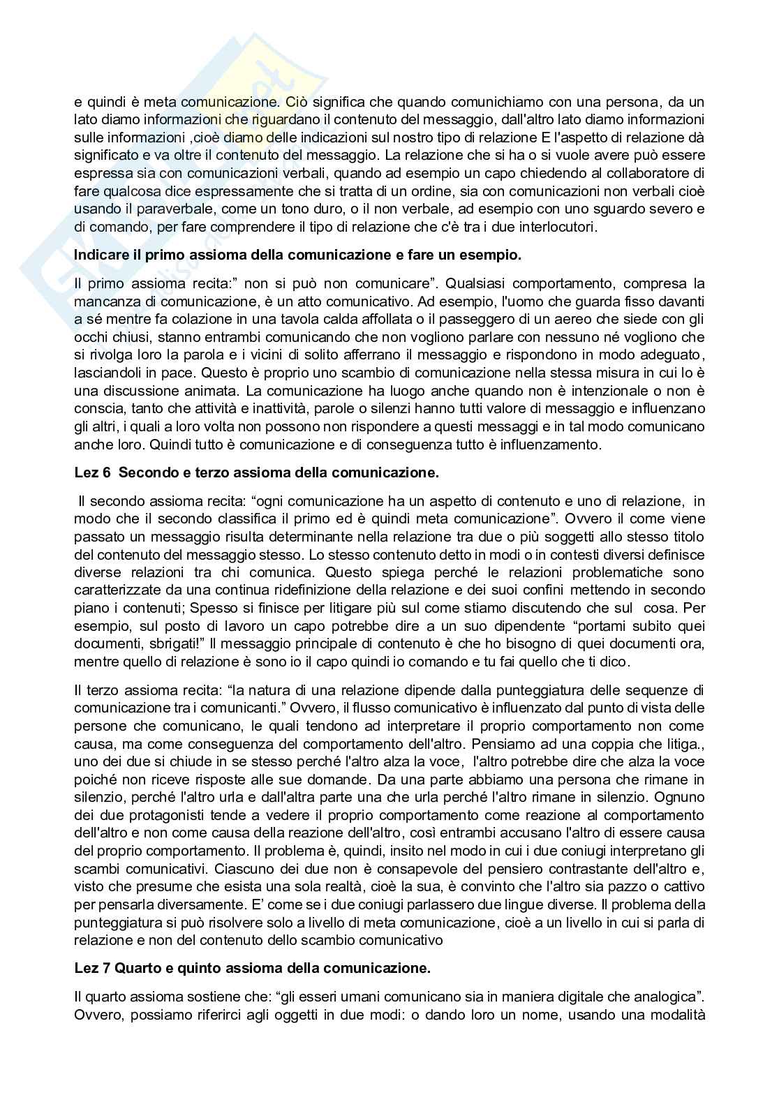 Psicologia della comunicazione strategica - Paniere compilato Pag. 51