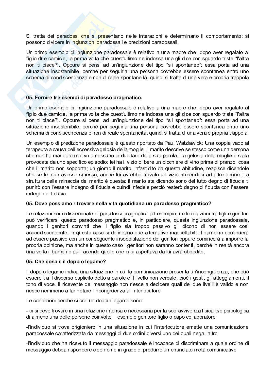 Psicologia della comunicazione strategica - Paniere compilato Pag. 56