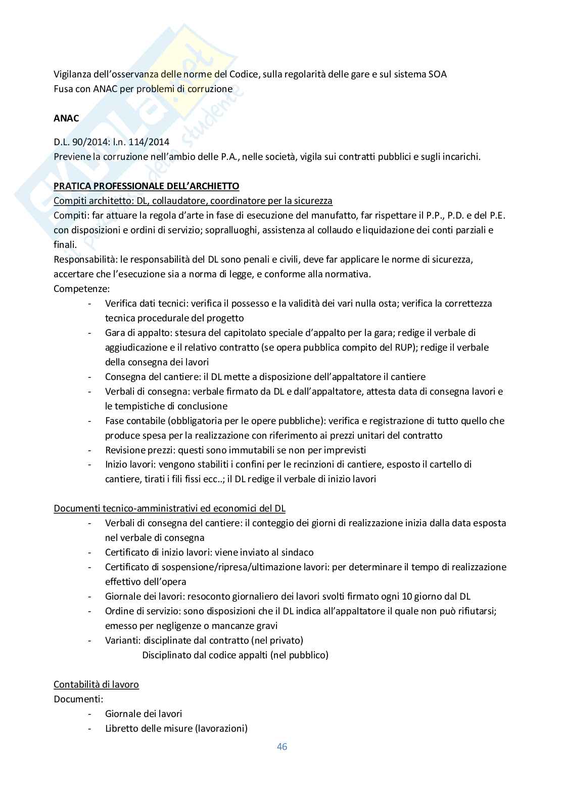 Esame di stato per architetti Pag. 46