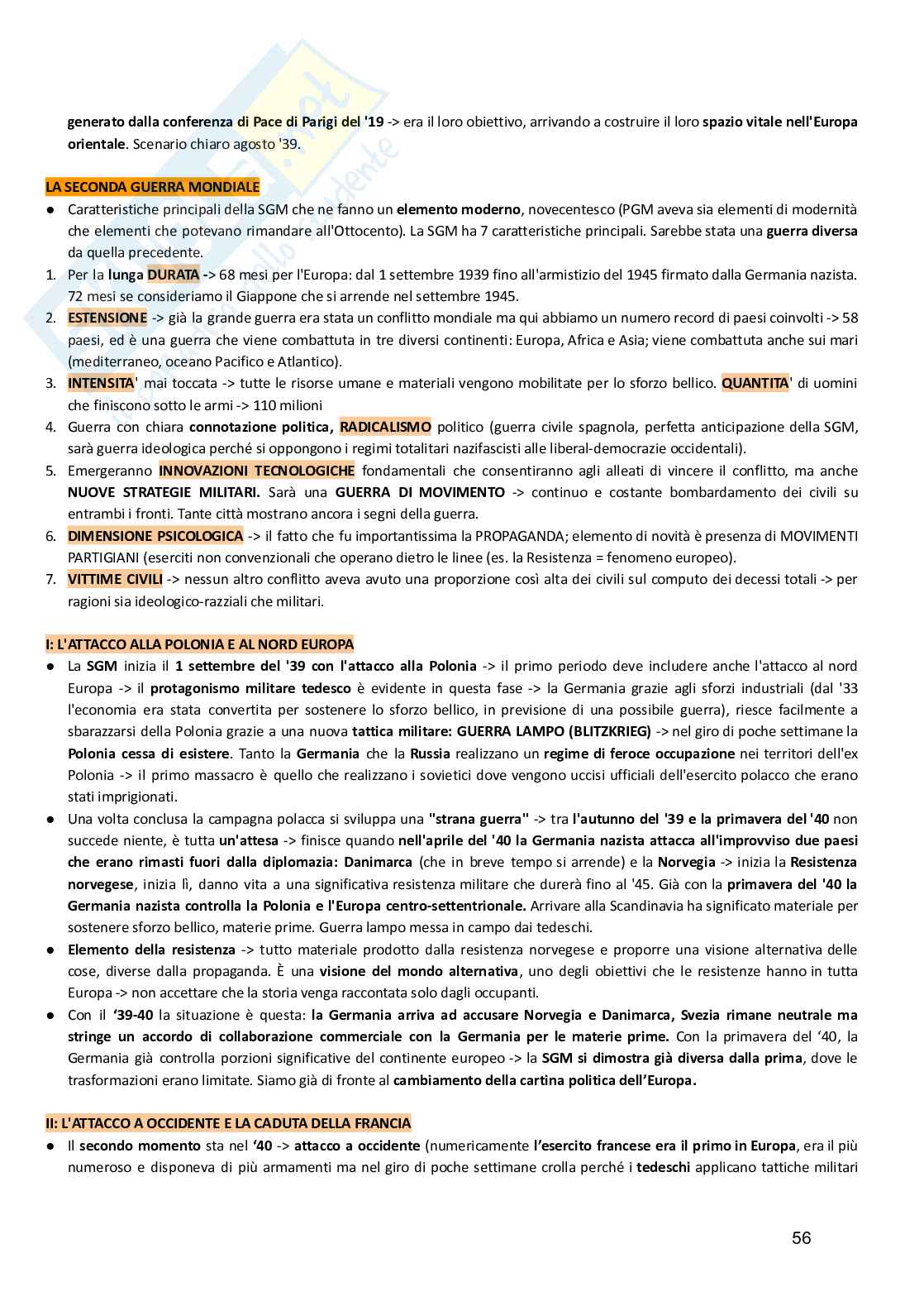 Storia contemporanea Pag. 56
