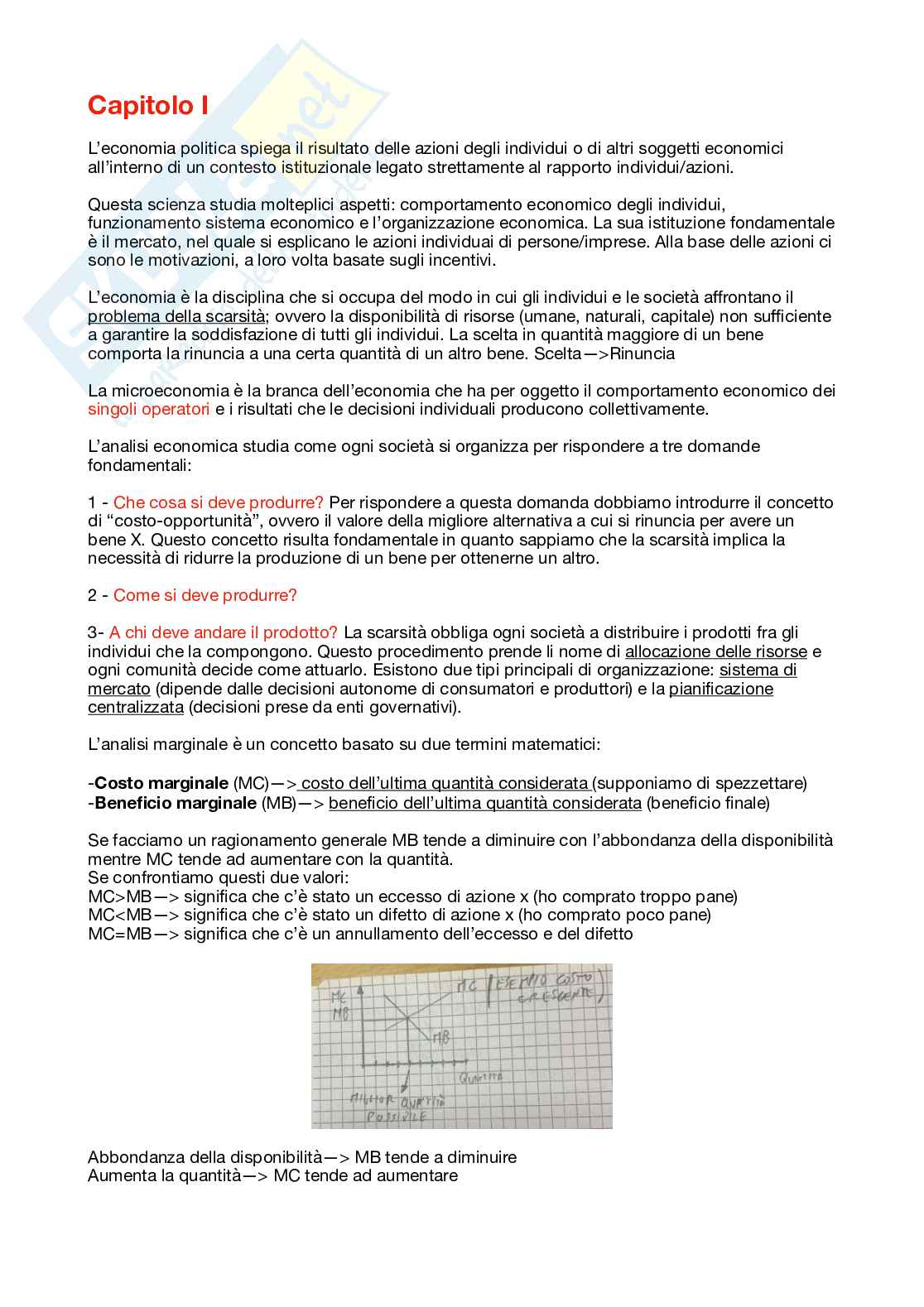 Microeconomia Pag. 1