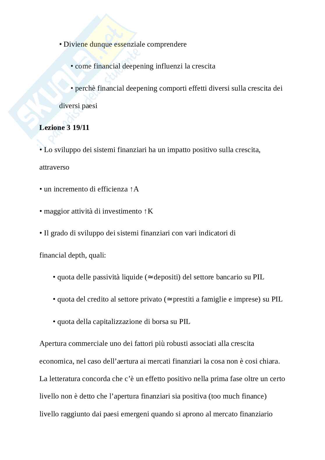 Economia dei mercati emergenti Pag. 21