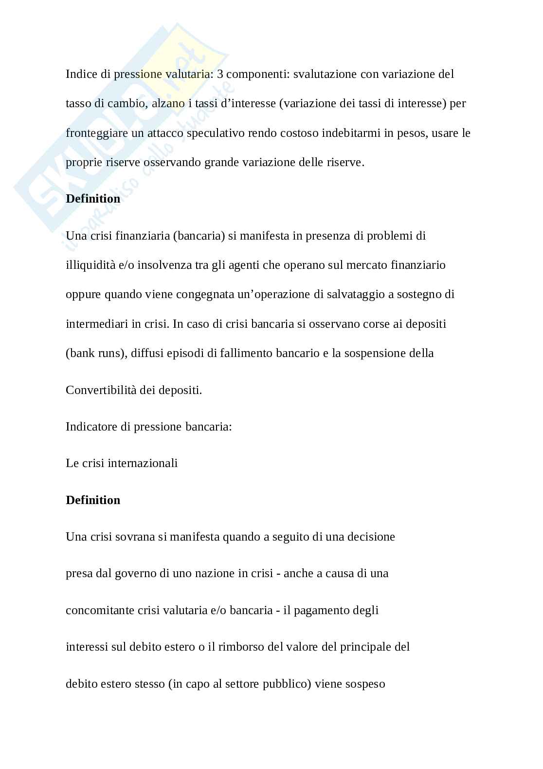 Economia dei mercati emergenti Pag. 31