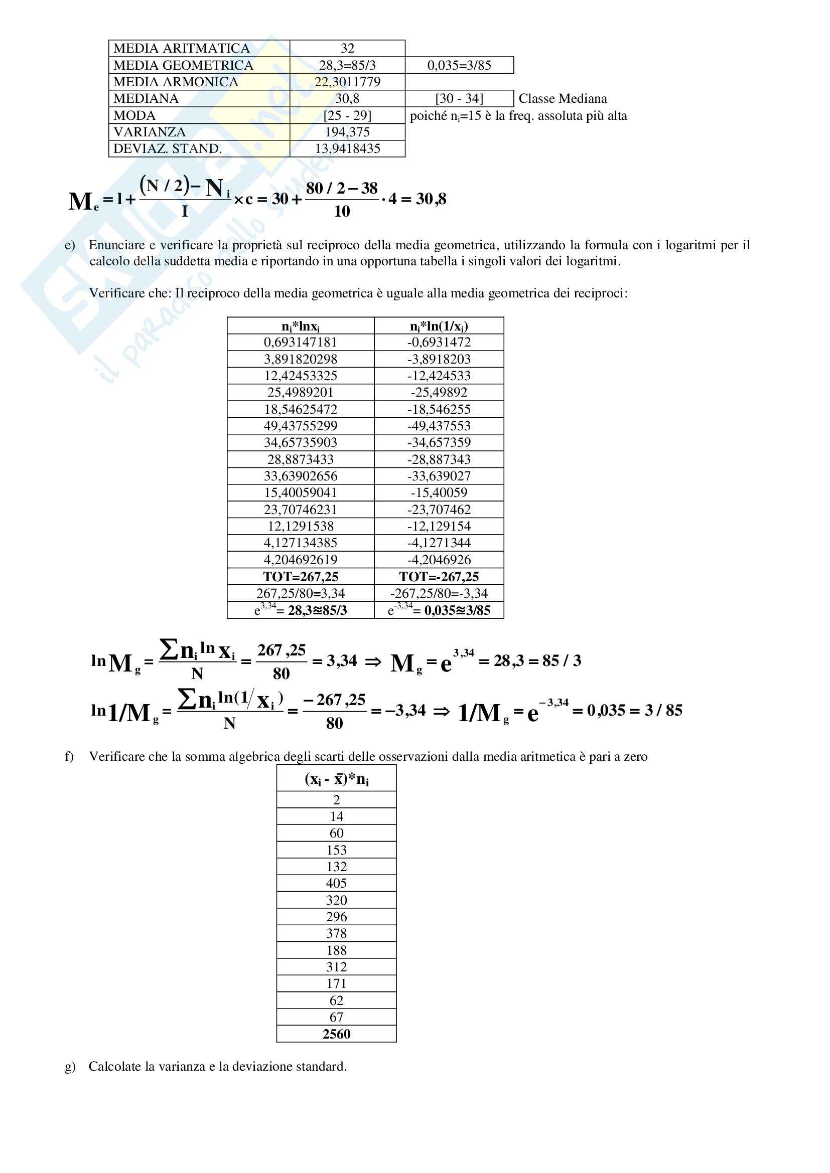 Statistica - Esercitazione Pag. 16