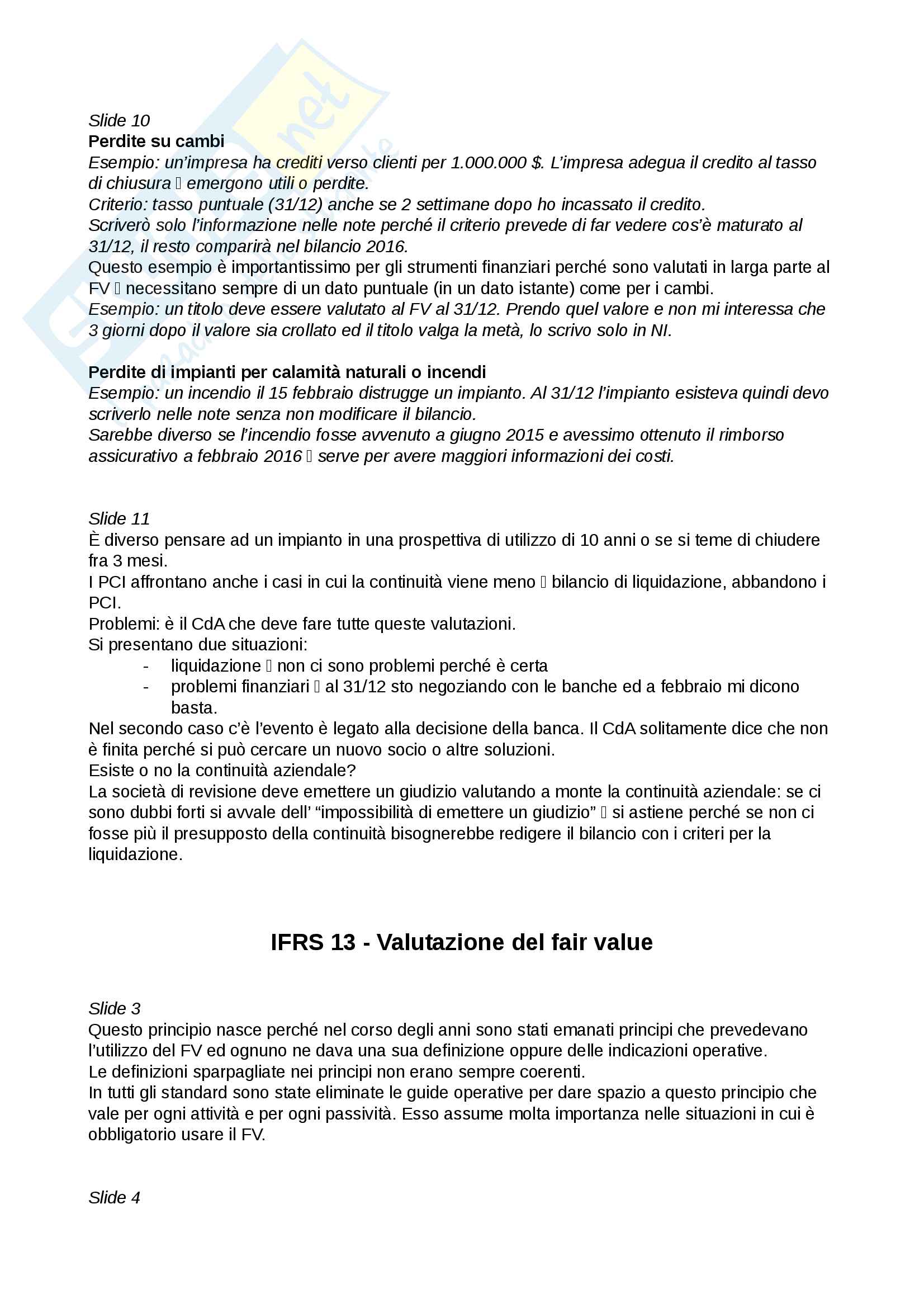 Principi contabili internazionali (teoria) Pag. 26