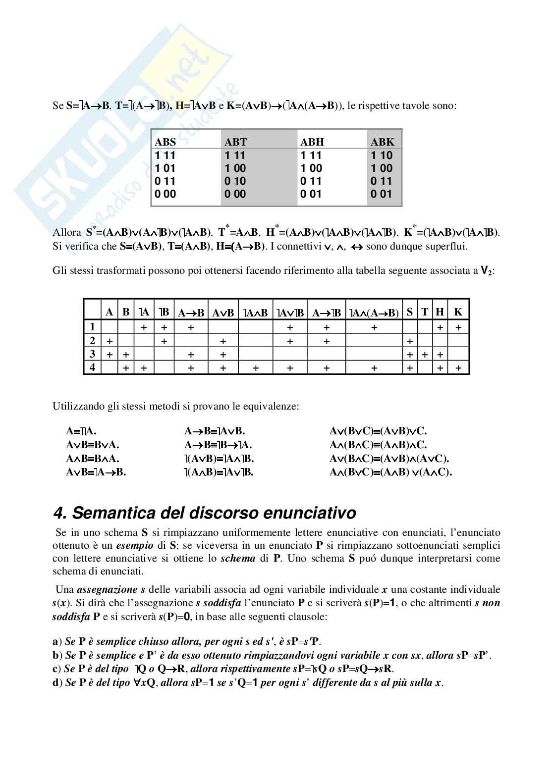 Logica e teorie formali Pag. 6