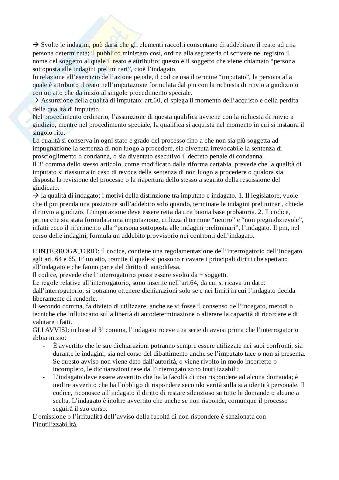 Diritto processuale penale  Pag. 21
