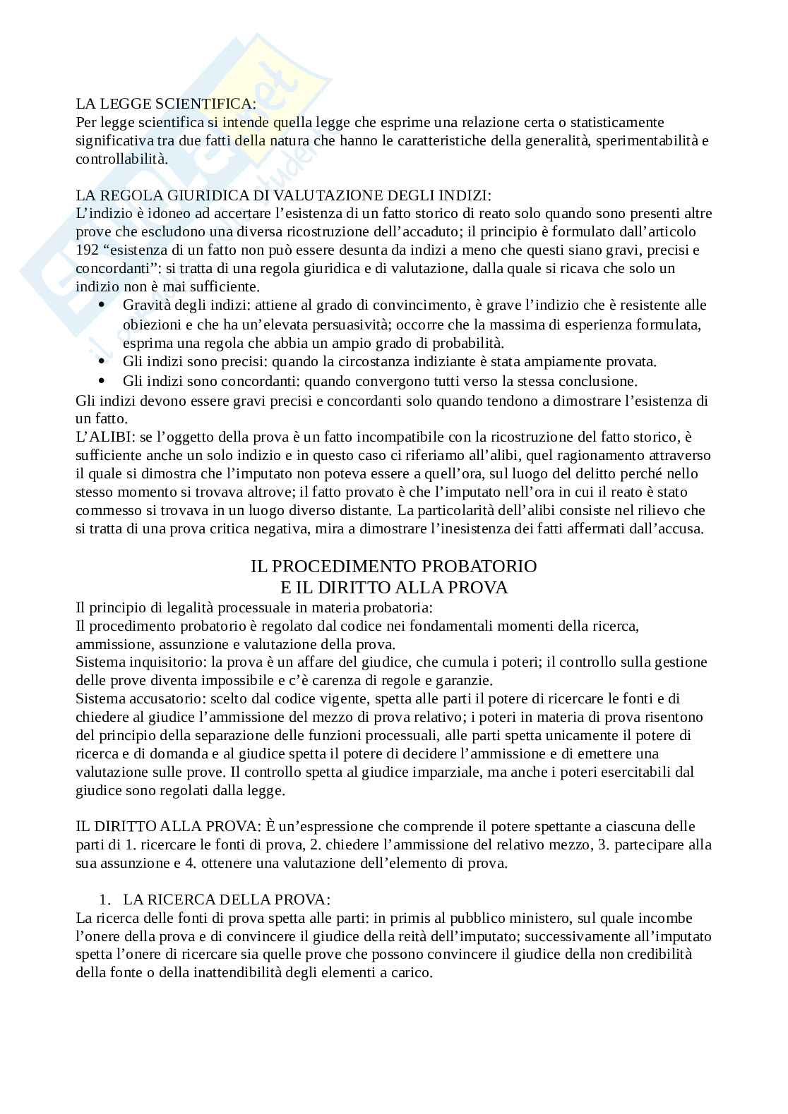 Diritto processuale penale  Pag. 41