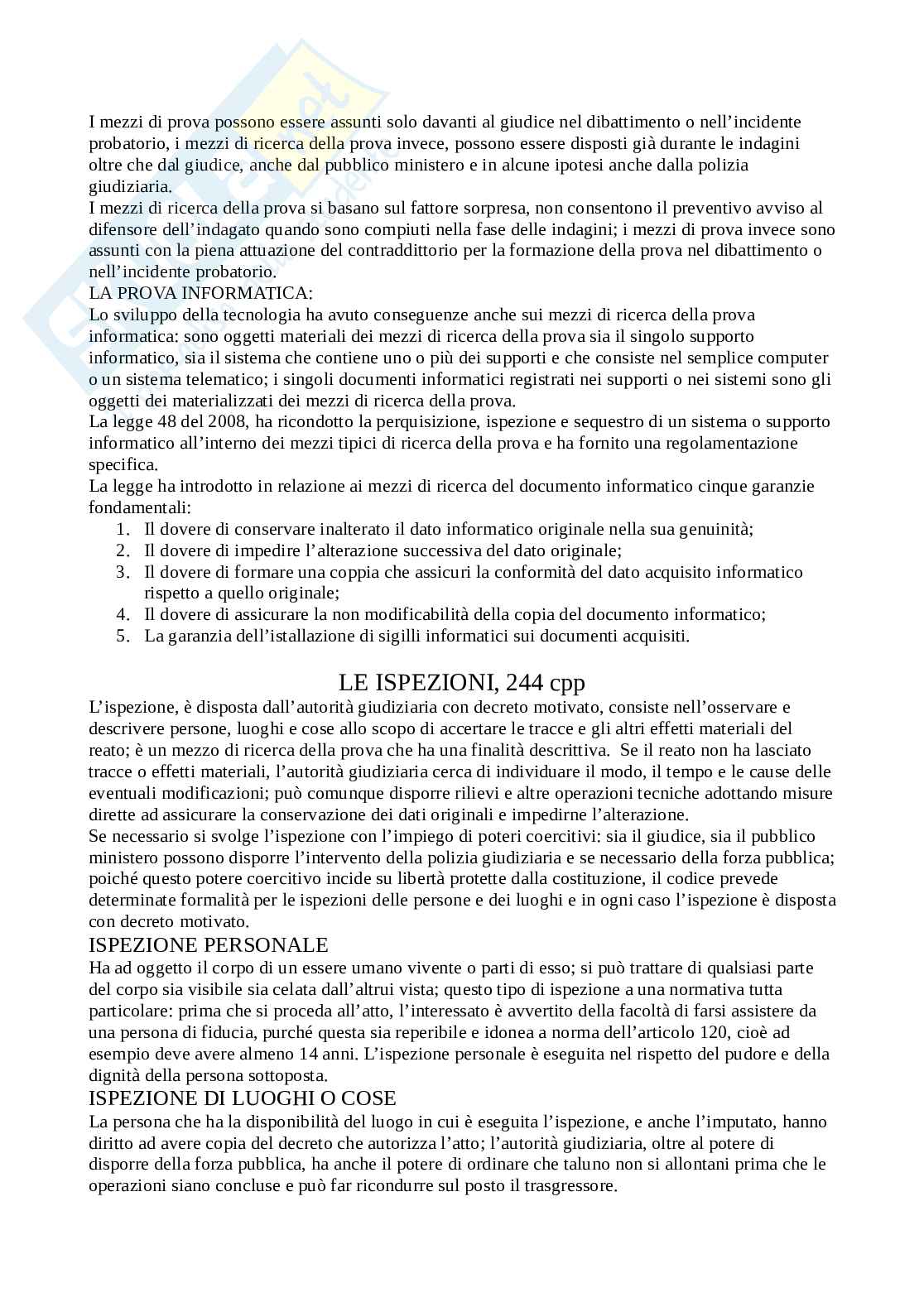 Diritto processuale penale  Pag. 61