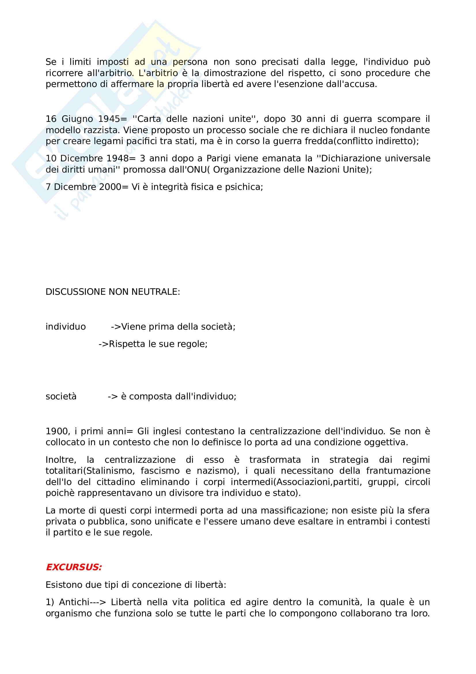 Esame storia dei diritti umani Pag. 6