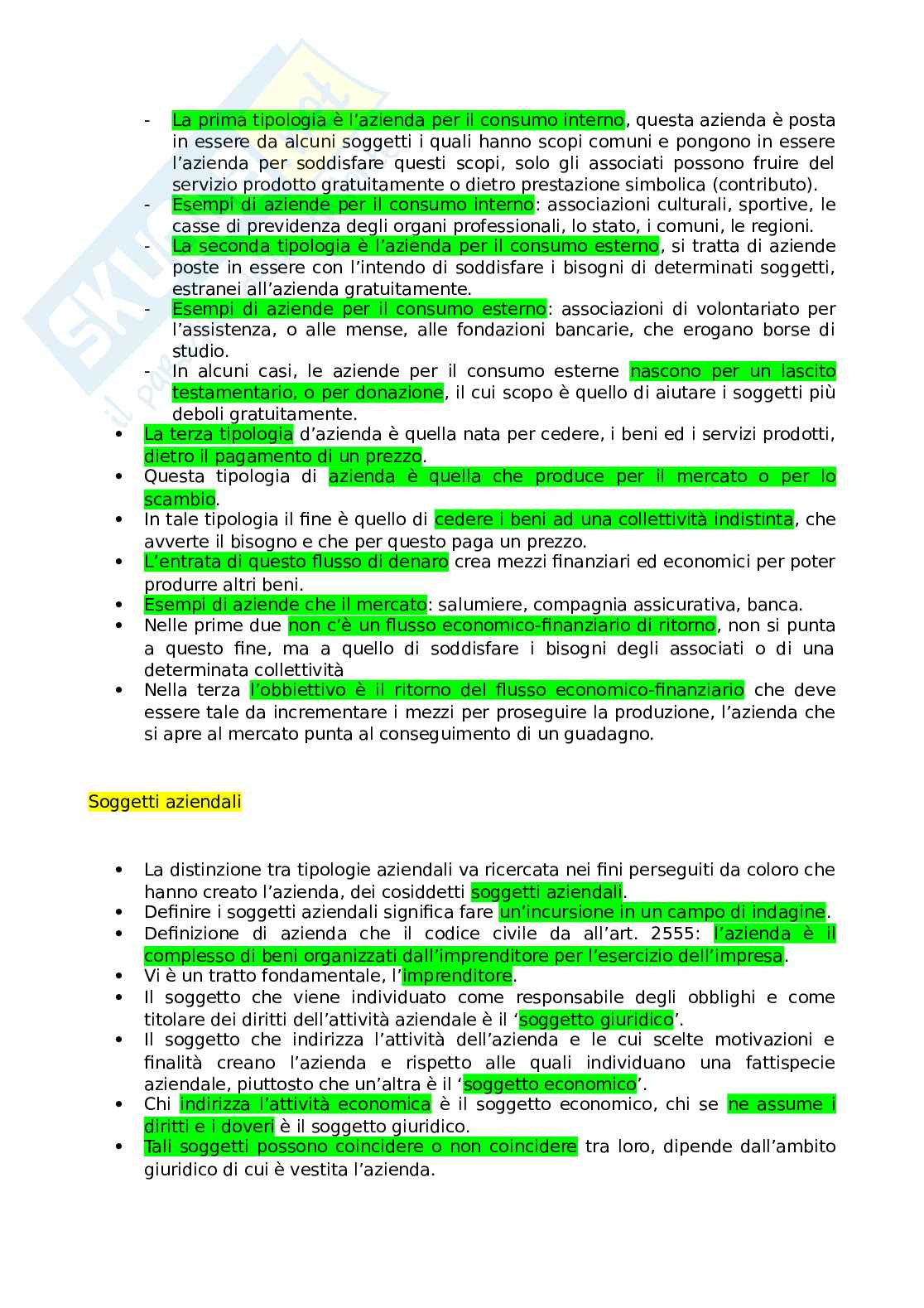 Appunti Economia aziendale  Pag. 2