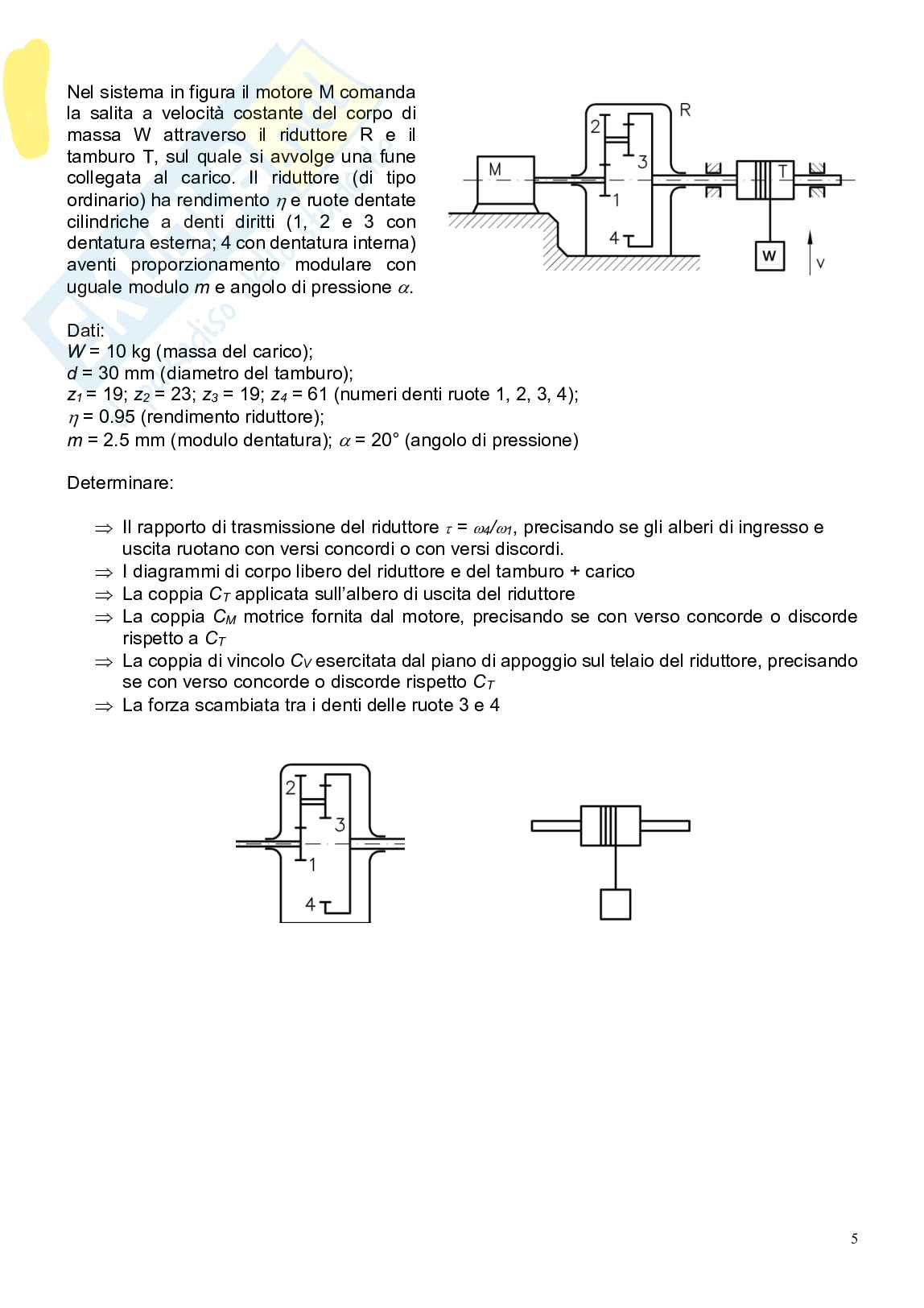 Temi d'esame Meccanica delle macchine Pag. 21